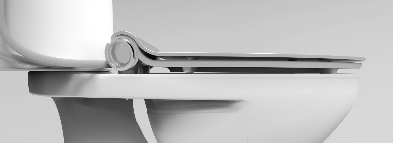 Touchless toilet lid